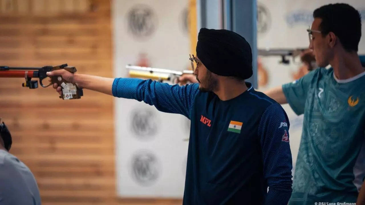 Sarabjot Singh Wins Gold Medal In ISSF Shooting World Cup for India