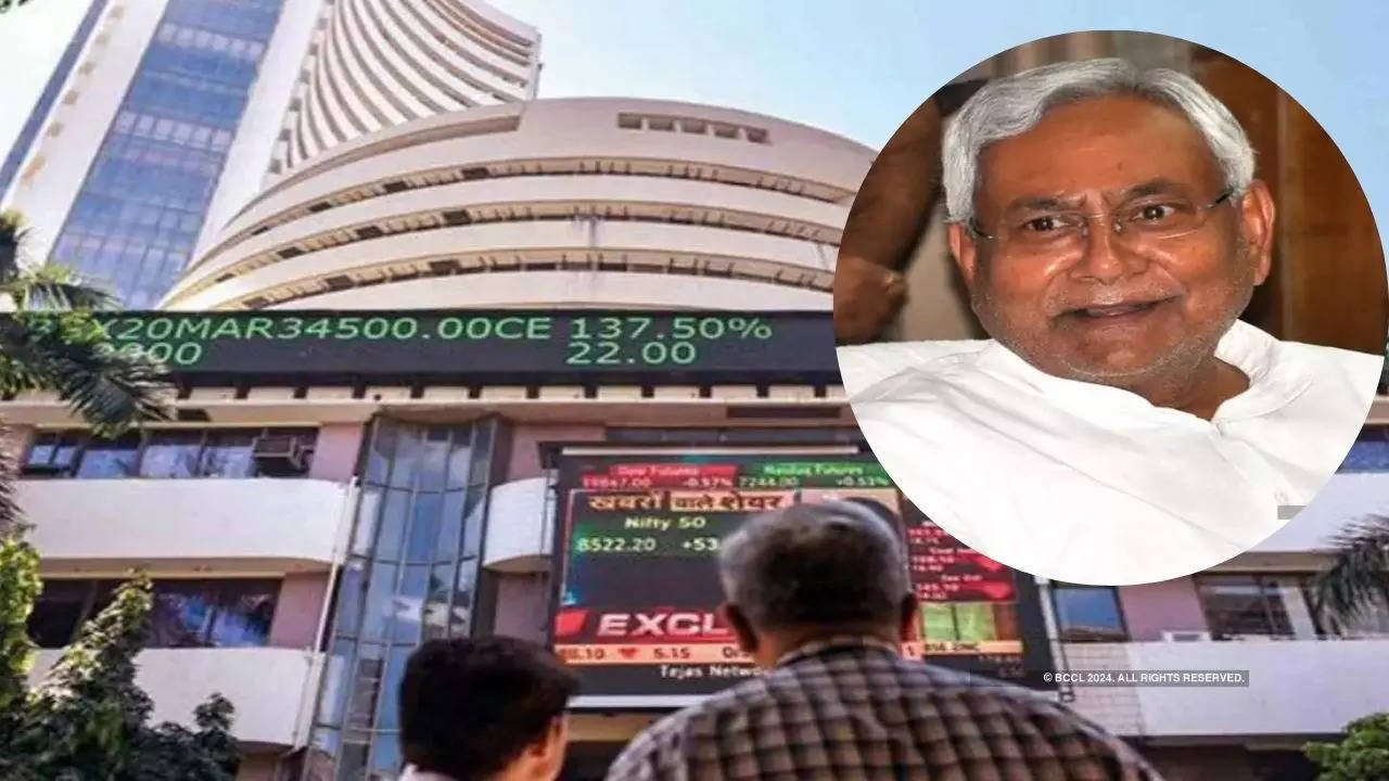 Bihar based Stocks Price, Aditya Vision shares rise, V2 Retail shares rise, Nitish Kumar