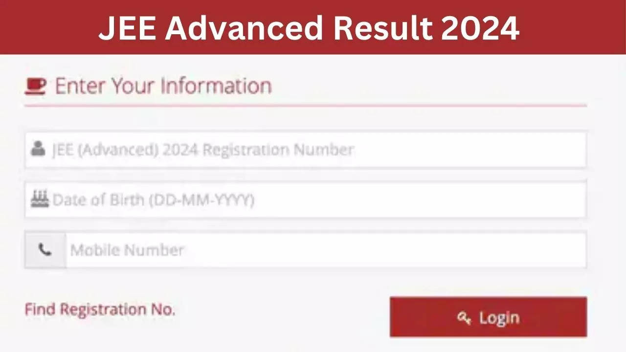 JEE Advanced Result 2024 Declared