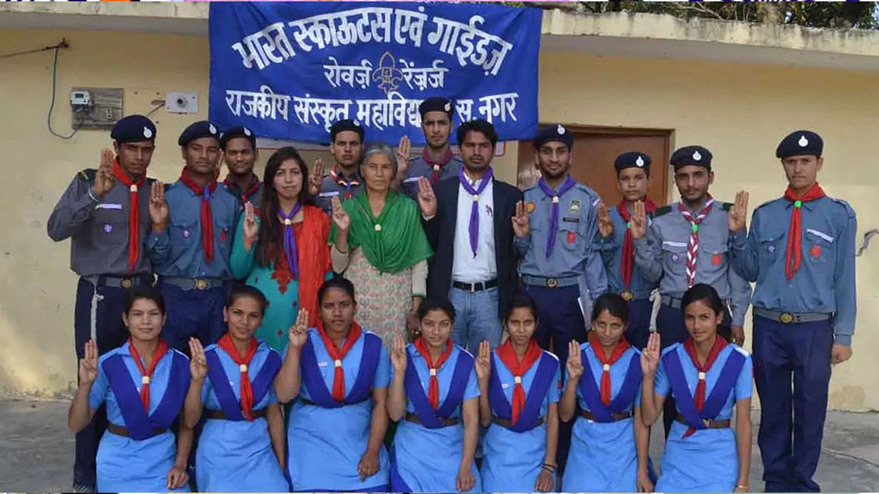 Scouts and Guides in Council Schools of UP