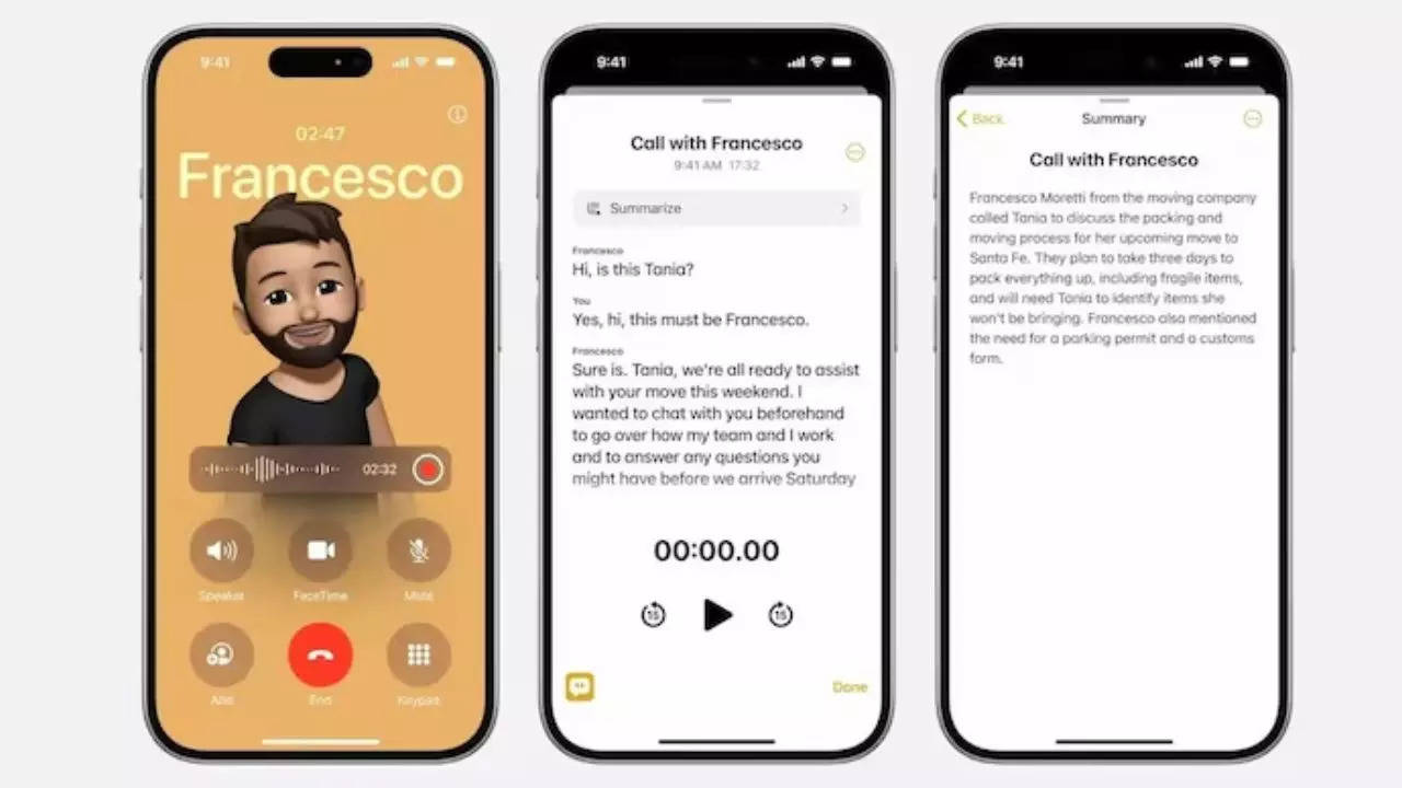 iPhone Call Recording Feature