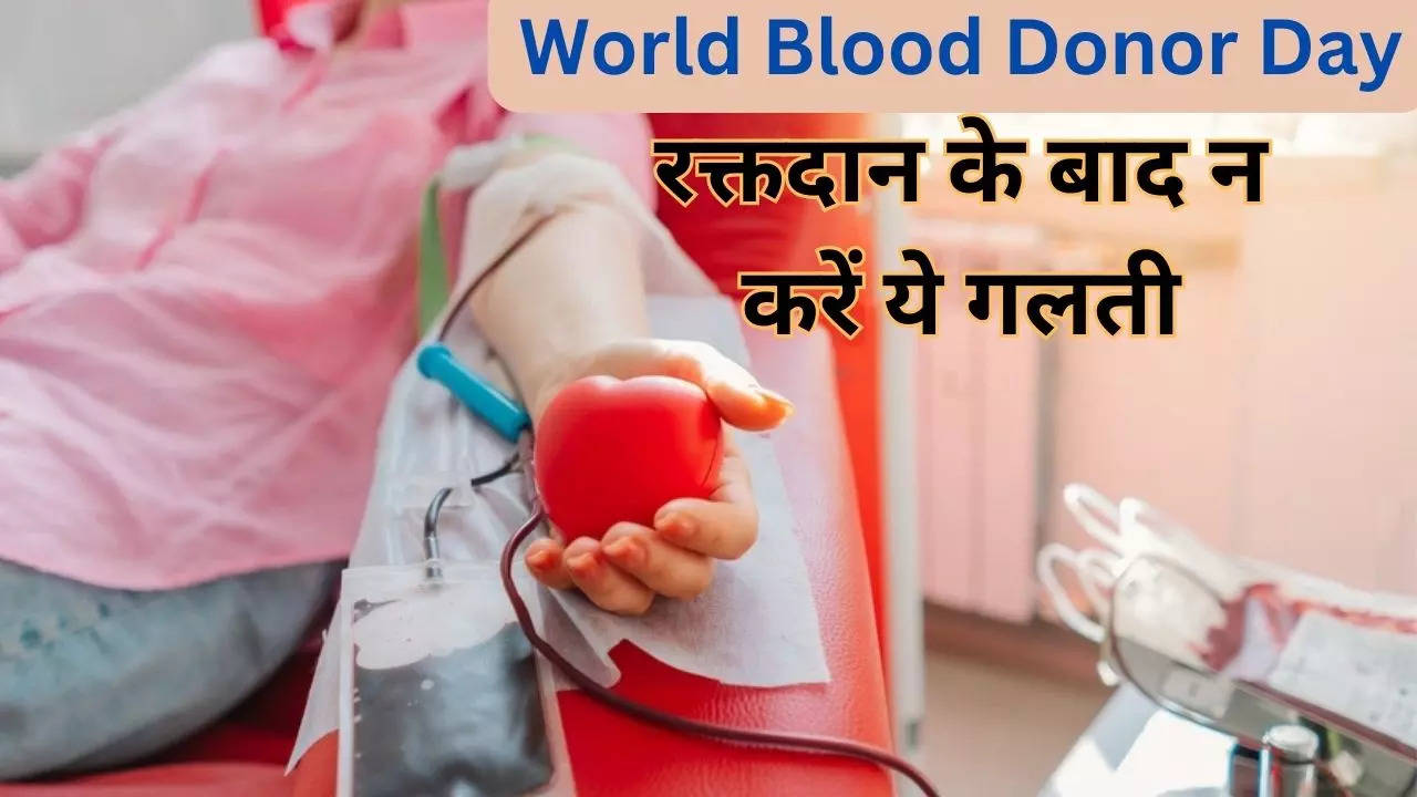 Mistakes To Avoid After Donating Blood