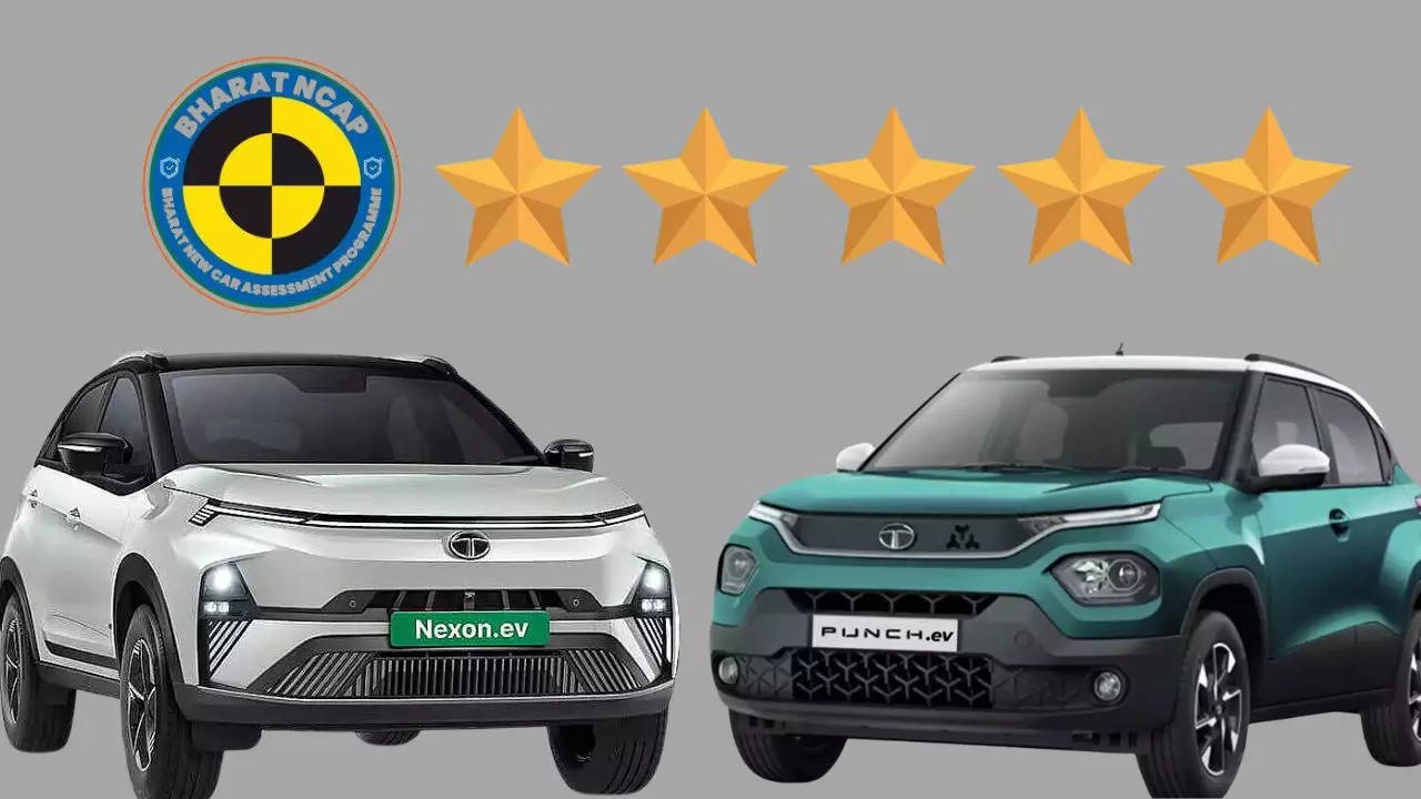 Tata Punch EV And Nexon EV 5 Star Rating