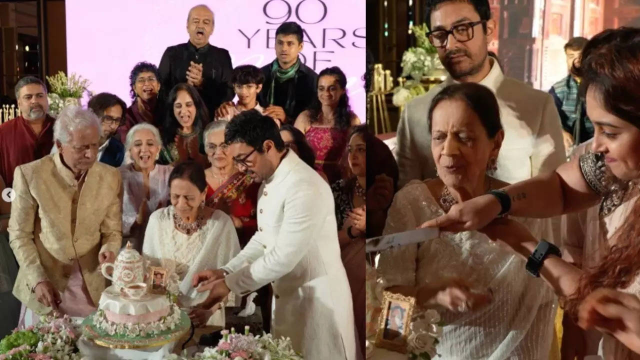 Aamir Khan's Mother Birthday Celebration