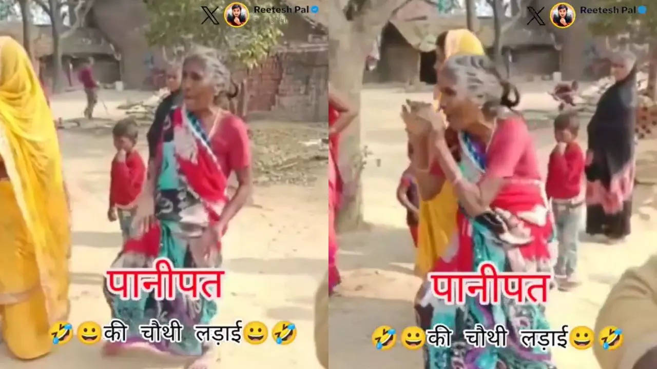 Desi Dadi Fight Video