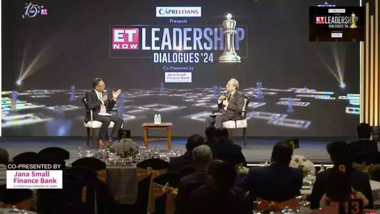 SBI Chairman Dinesh Kumar Khara at ET Now Leadership Dialogues 2024