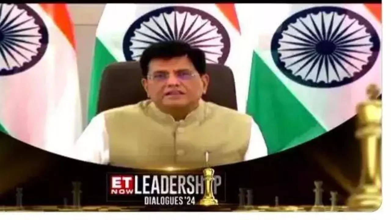 Piyush Goyal at ET NOW Leadership Dialogues 2024