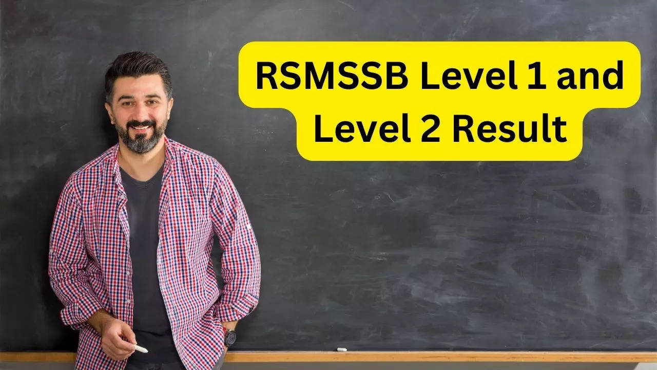 RSMSSB Level 1 and Level 2 Resul