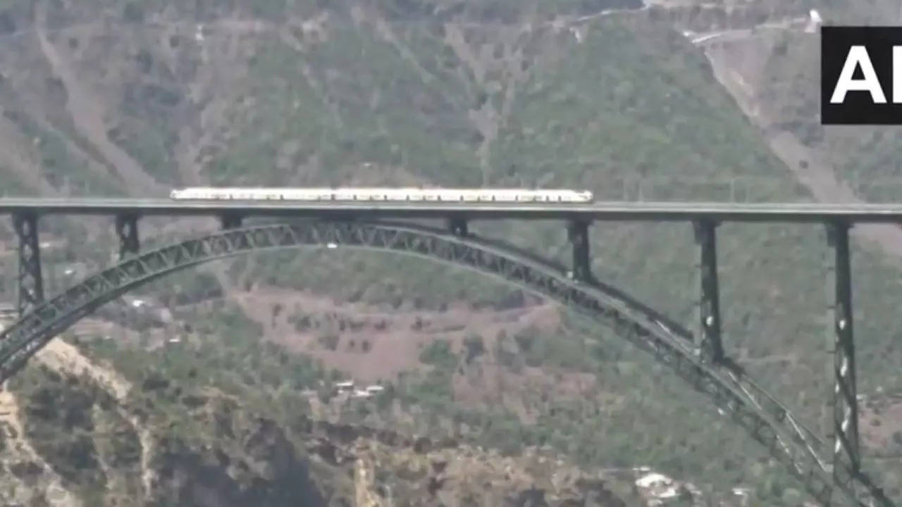 Trail Run on Chenab Bridge