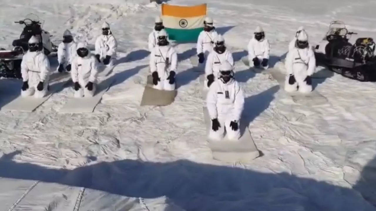 Indian Army Yoga