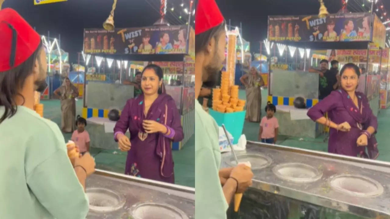 Turkish Ice Cream Seller and Bhabhi Dance