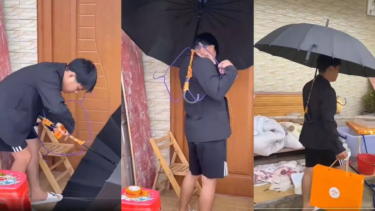 Wearable Umbrella Jugaad Video