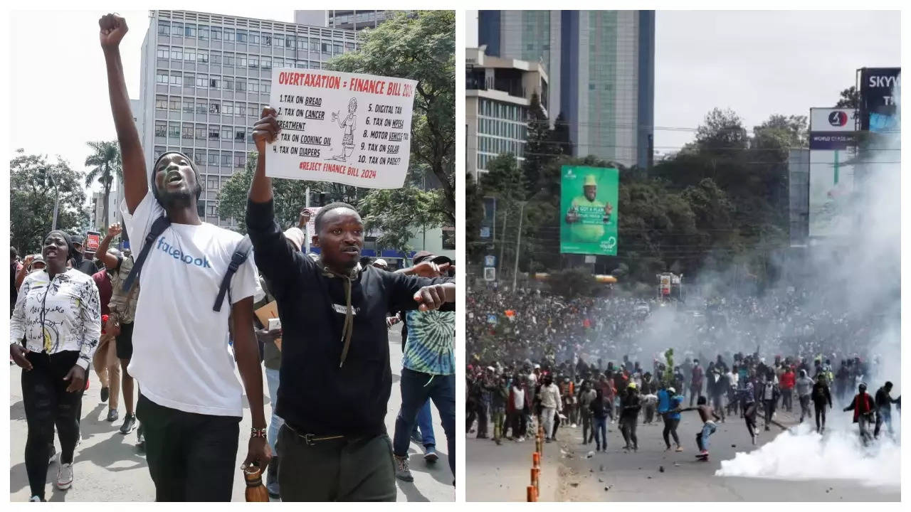 kenya protest against  tax