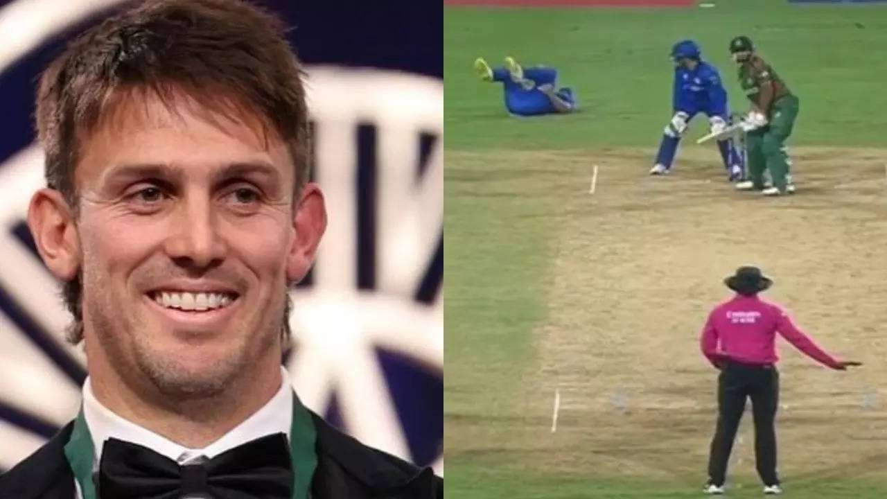 Mitchell Marsh On Gulbadin Naib