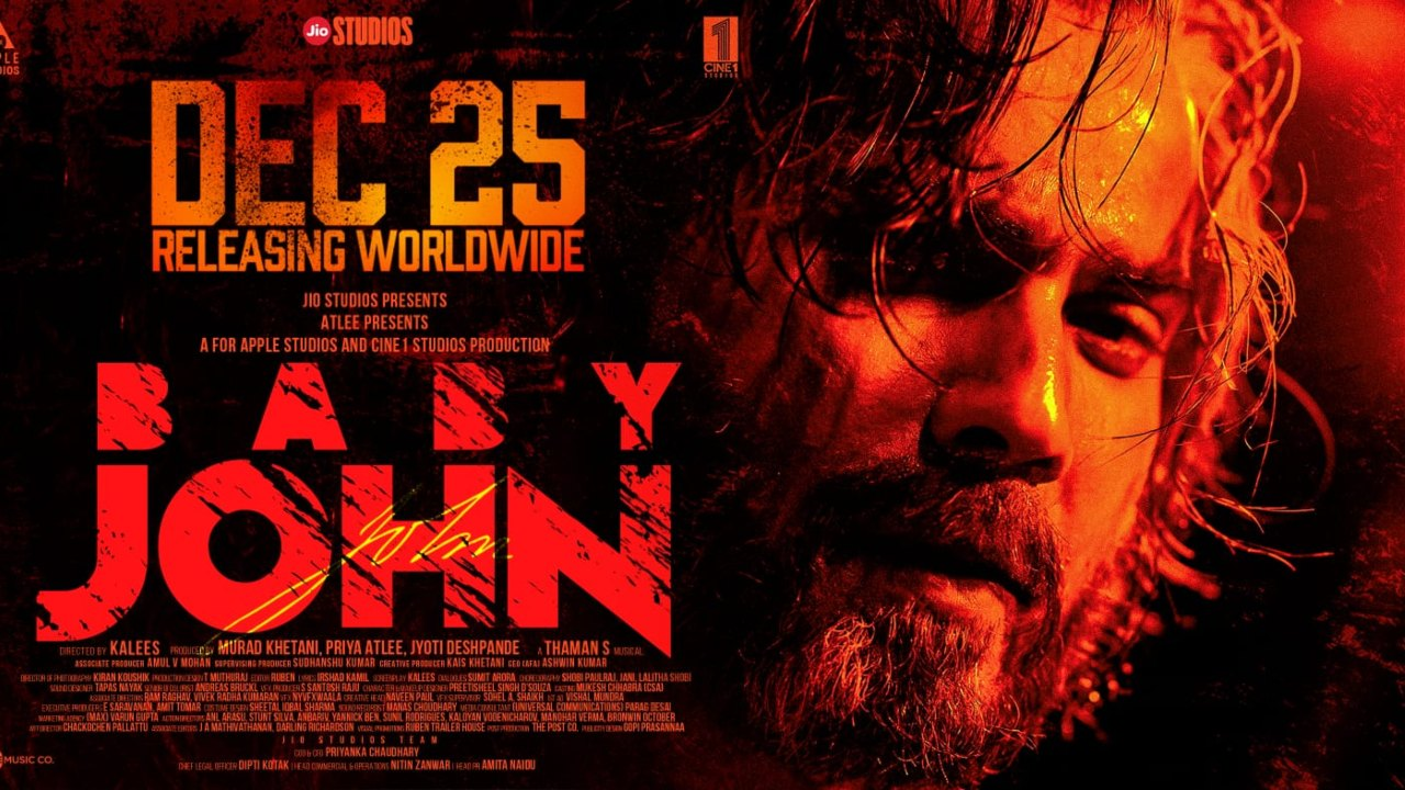 Varun Dhawan New Intense Look from Baby John Out