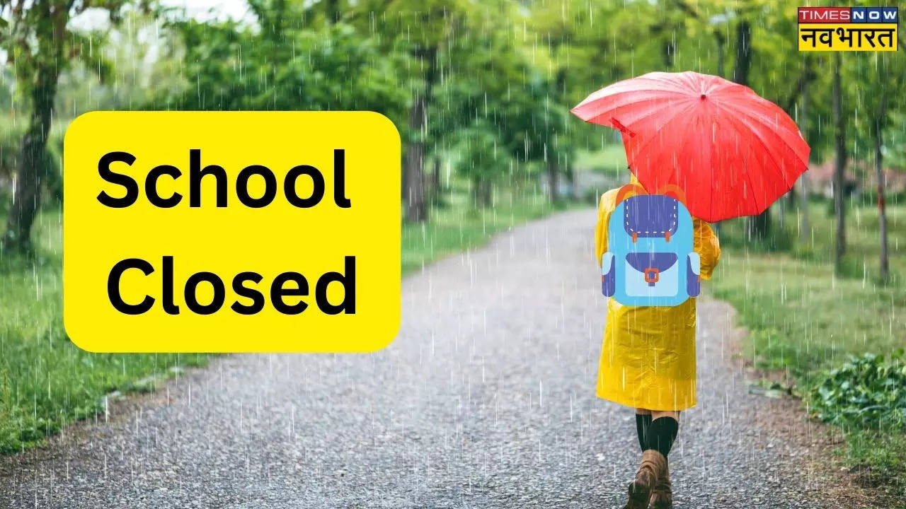 School  Closed due to heavy rain