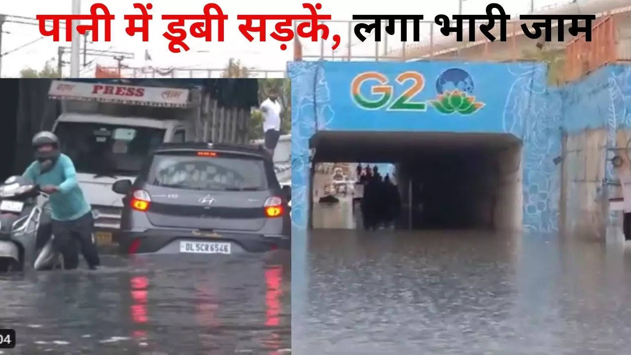 Water logging in Delhi