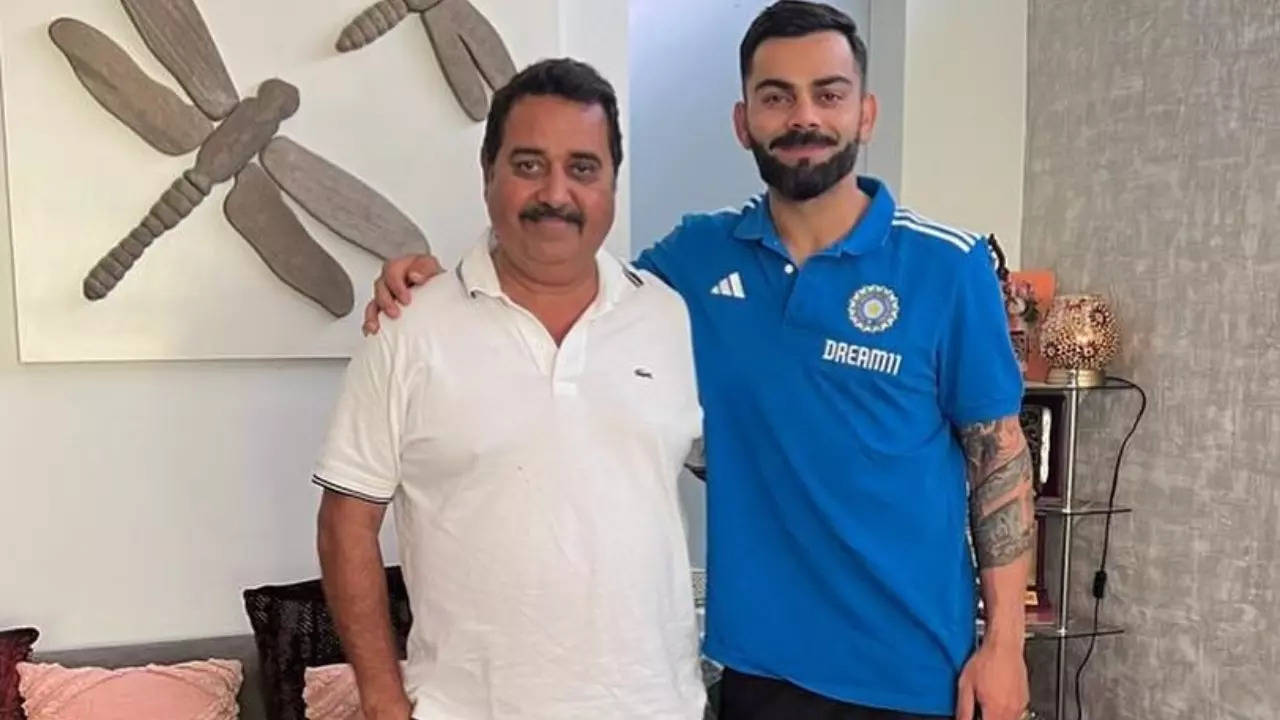 Virat Kohli And Rajkumar Sharma