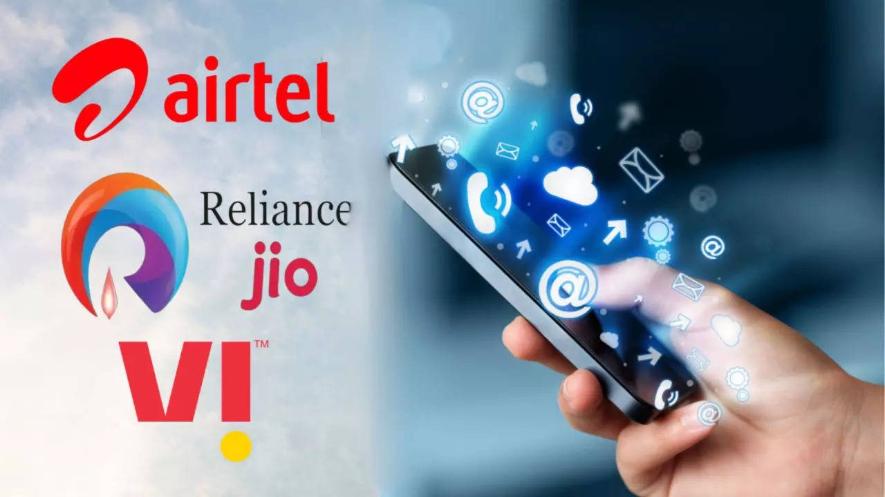 Reliance share price,Vodafone idea share price,Bharti Airtel share