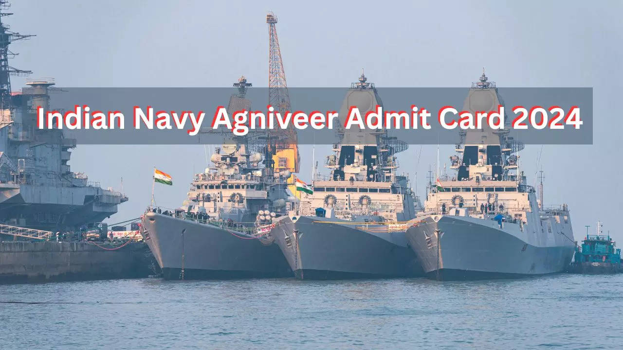 Indian Navy Agniveer Admit Card 2024