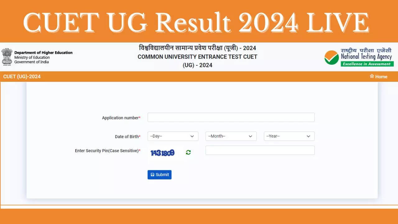 CUET UG Result 2024