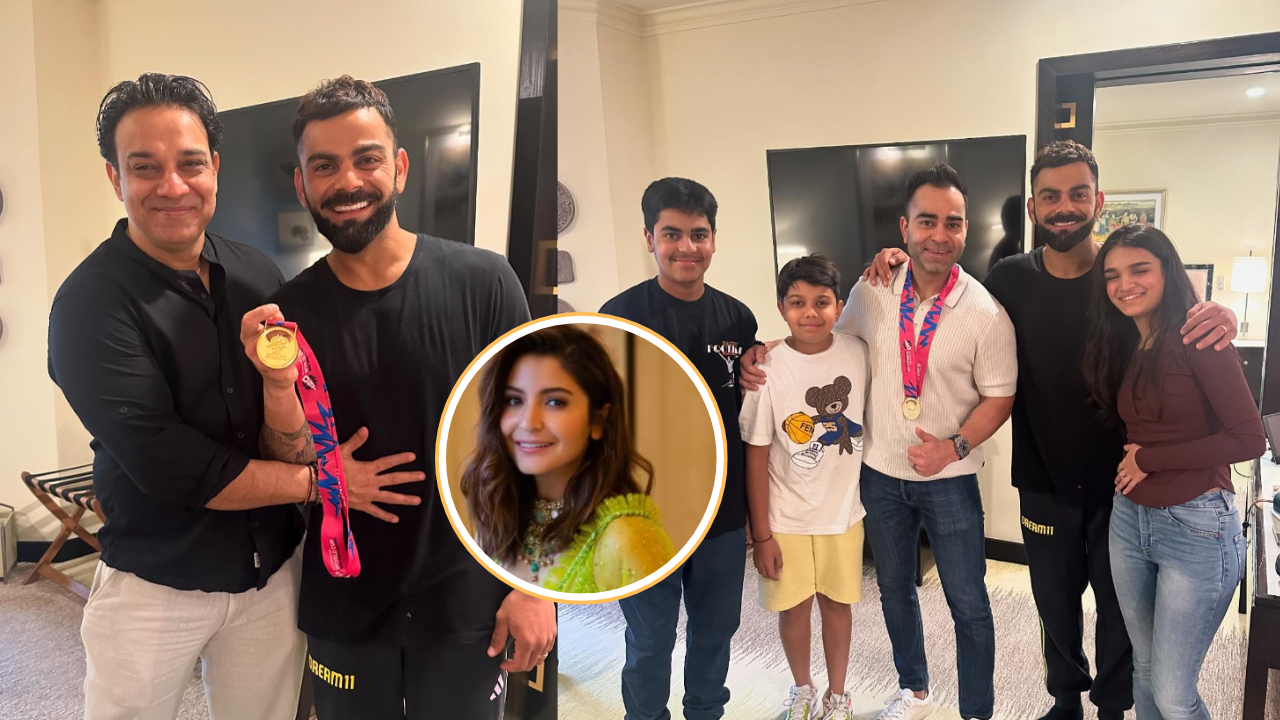 Virat Kohli Celebrates with Family After Winning T20 World Cup