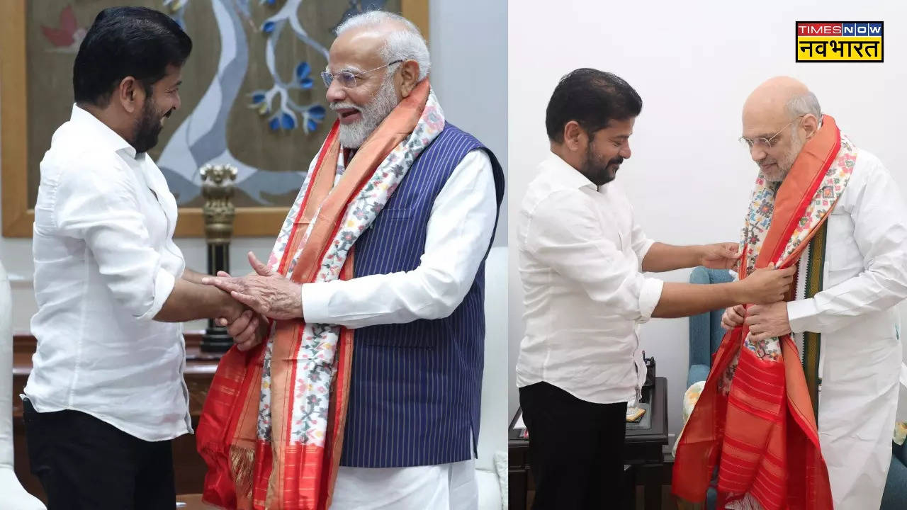 Revanth Reddy meets PM Modi and Amit Shah