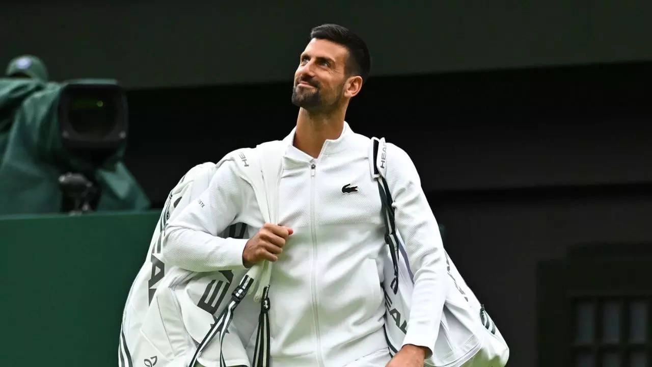 Novak Djokovic, Novak Djokovic pre quarterfinal, Novak Djokovic beats Alexei Popyrin, Novak Djokovic VS Alexei Popyrin, Novak Djokovic, Alexei Popyrin, Wimbledon 2024, Wimbledon 2024 Updates, Wimbledon 2024 mens singles pre quarterfinal,