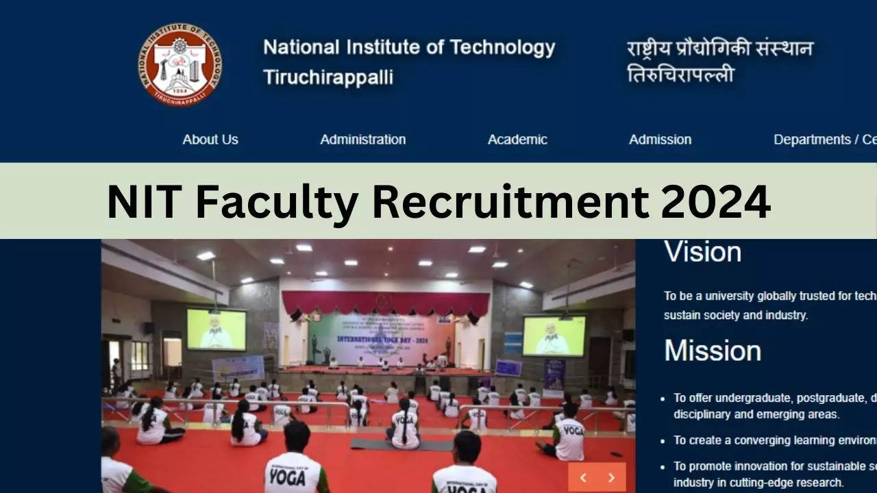 NIT Faculty Recruitment 2024, Sarkari Naukri 2024