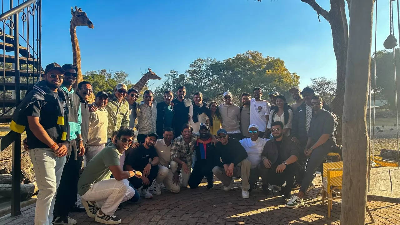 Indian team in Zimbabwe Jungle Safari