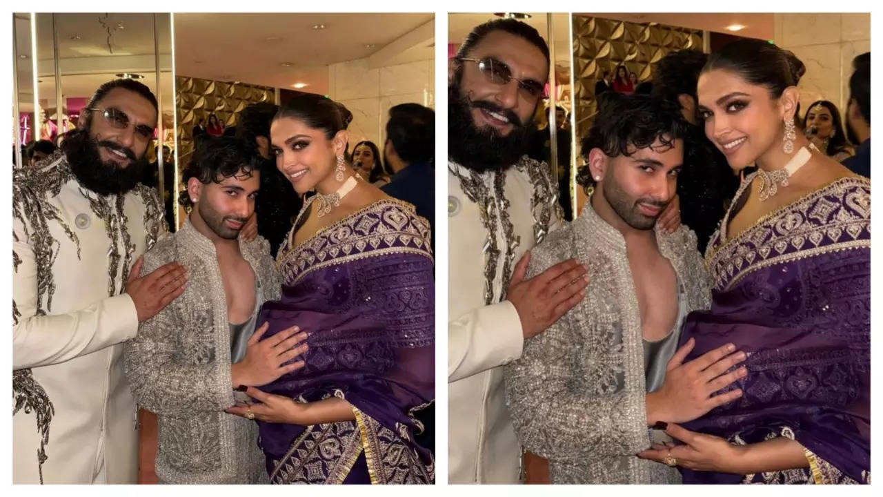 Deepika Padukone Flaunts Her Baby Bump With Ranveer Singh