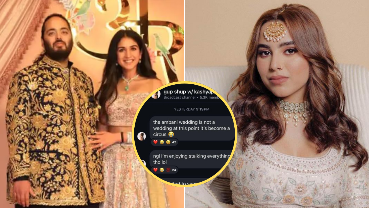 Aaliyah Kashyap on Anant Ambani-Radhika Merchant Wedding