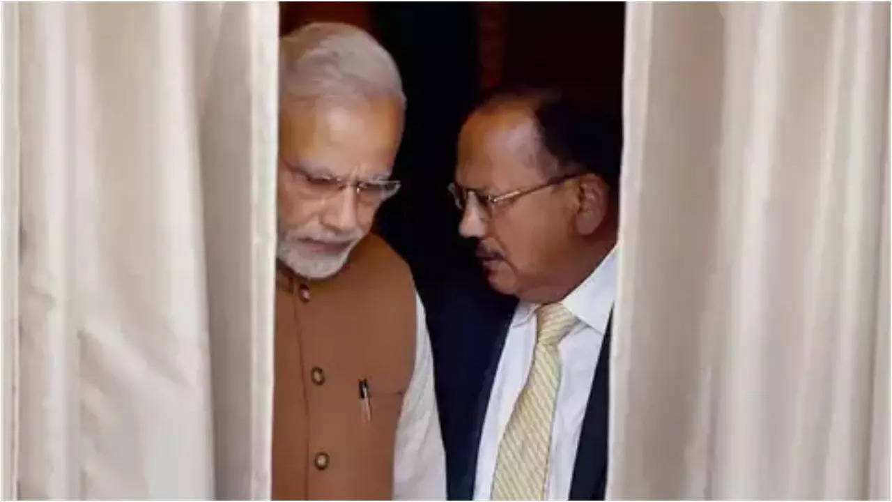 Ajit Doval with PM Modi