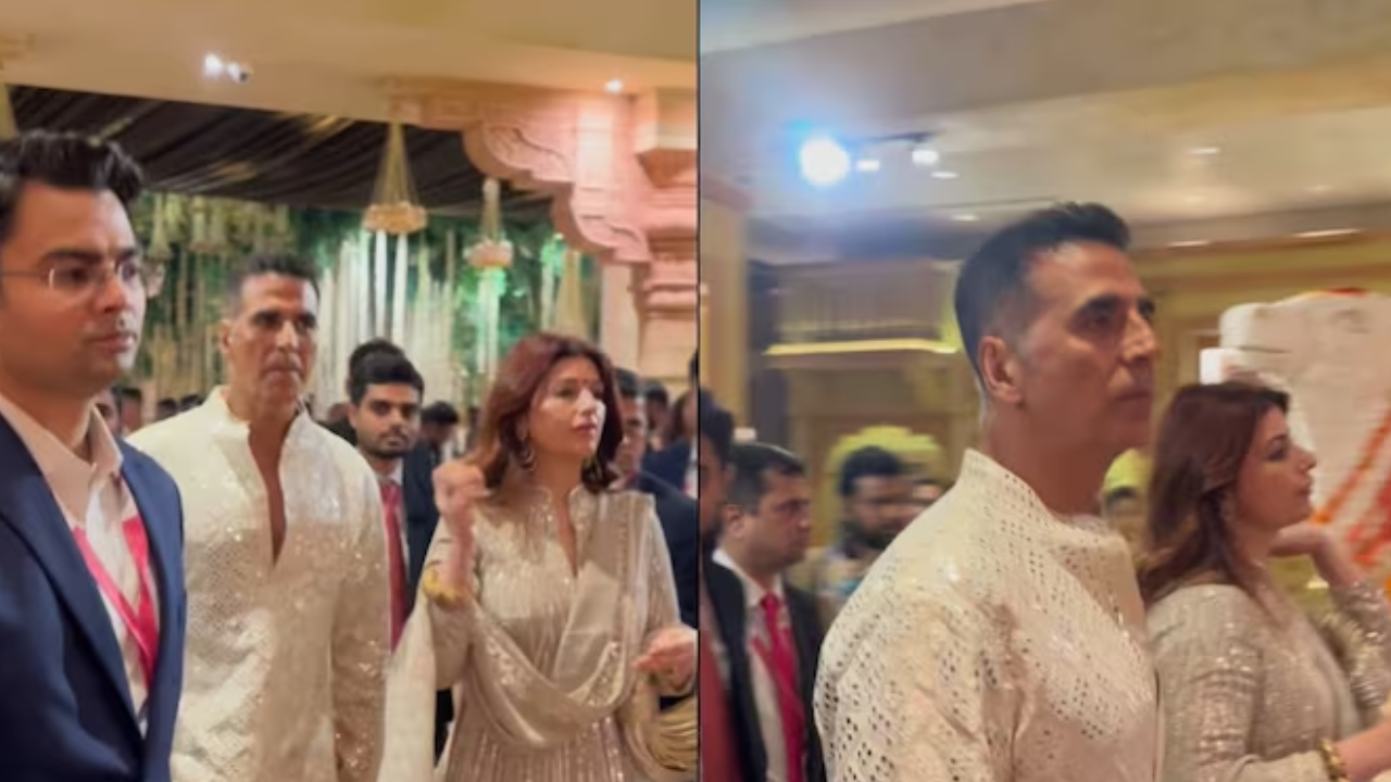 Akshay Kumar Graces Anant-Radhika's Reception