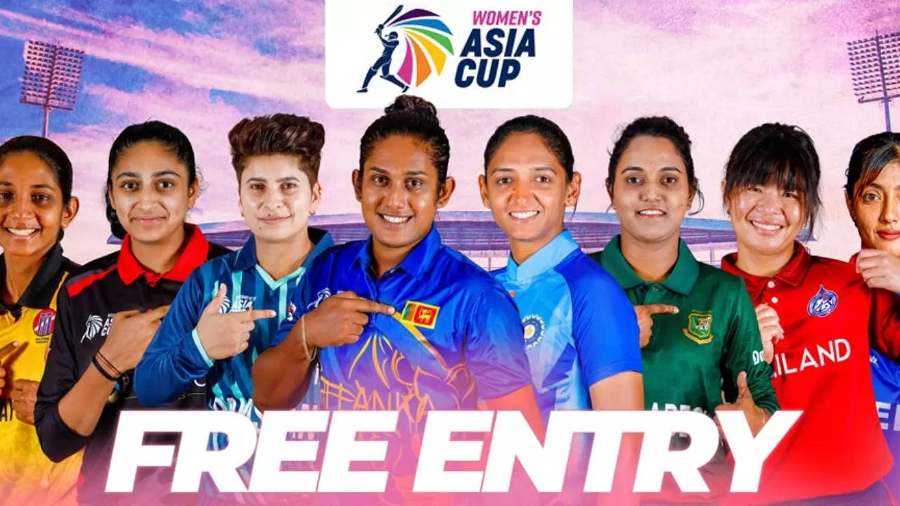 Free Entry In Women's Asia Cup 2024