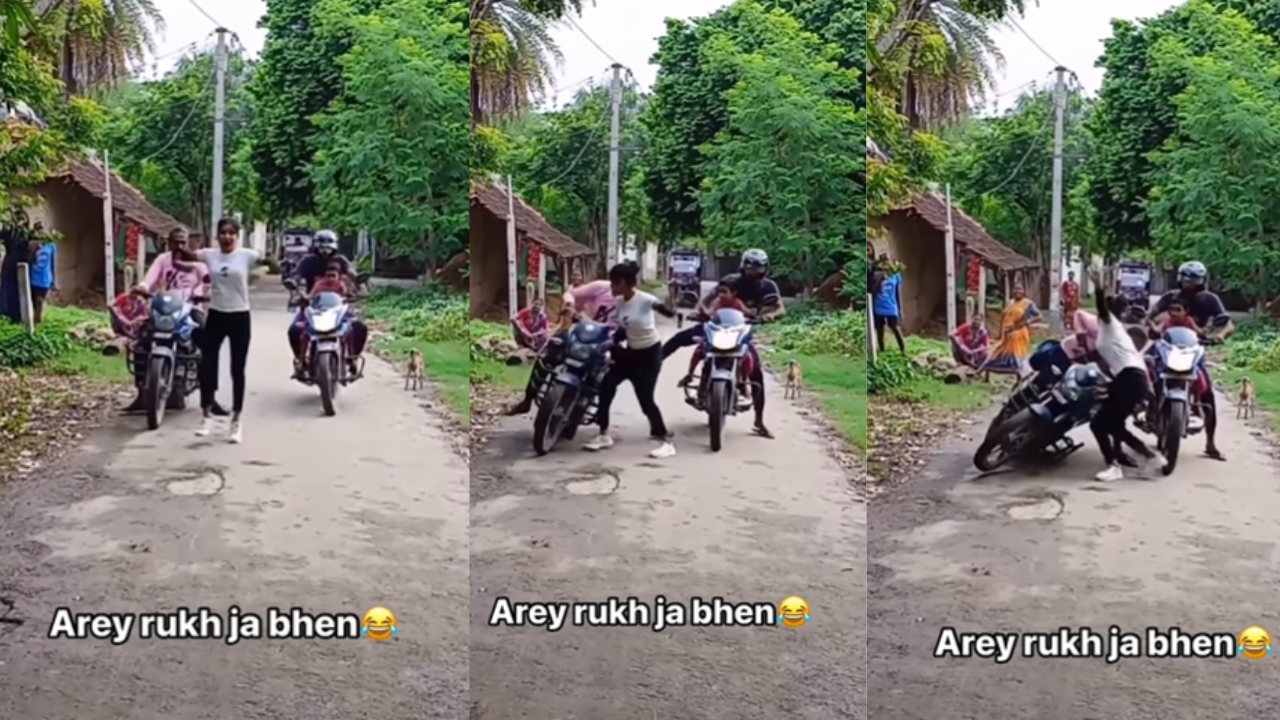 Girl Dance on Road