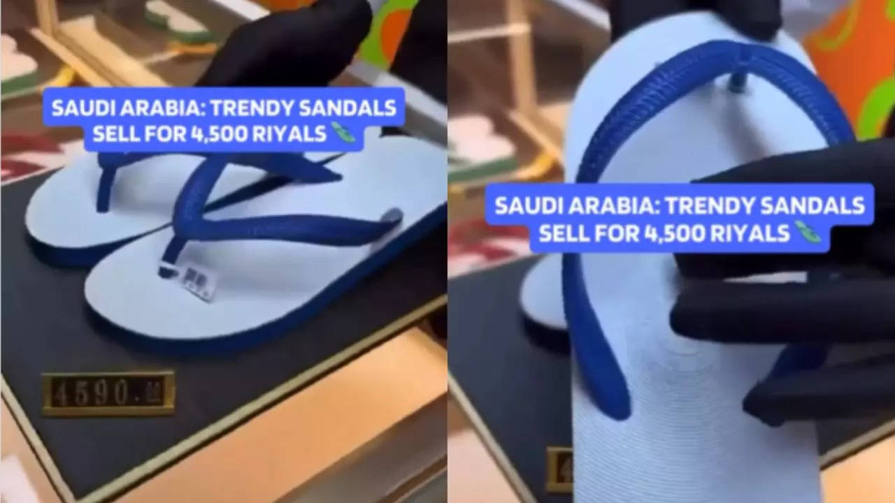 Trendy Sandals Sell For 4500 Riyals