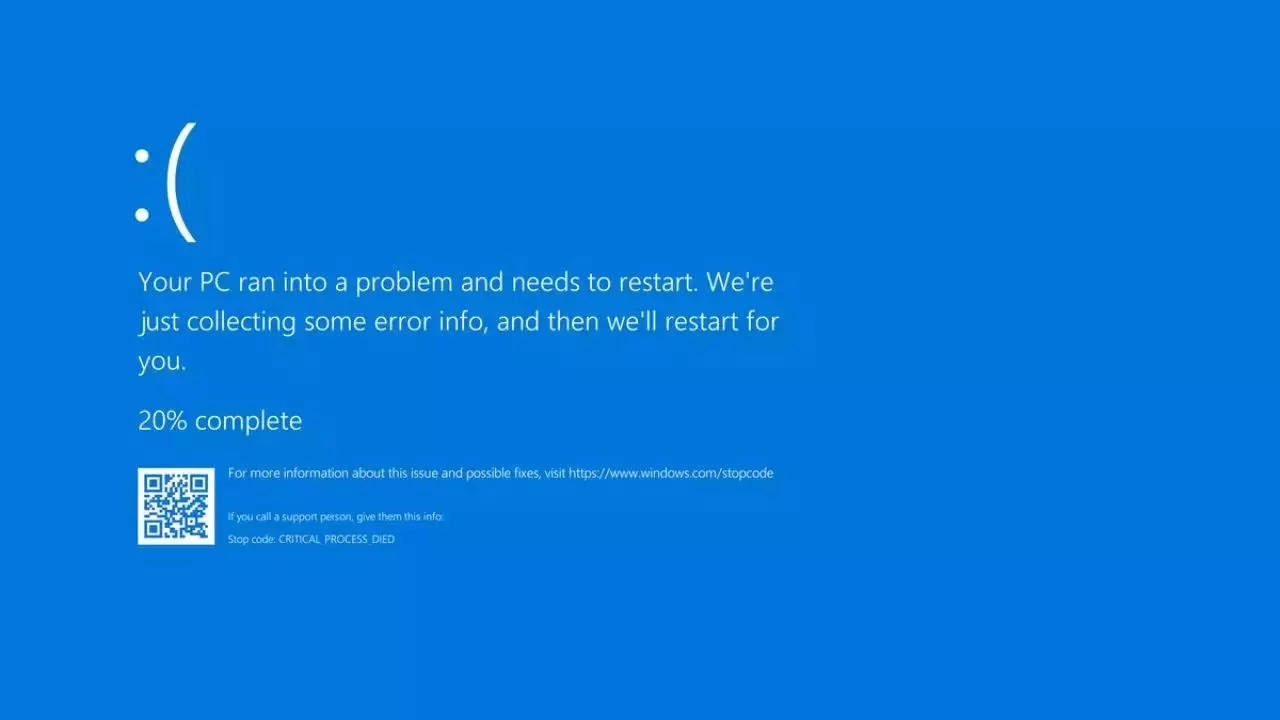 Laptop Blue Screen Error