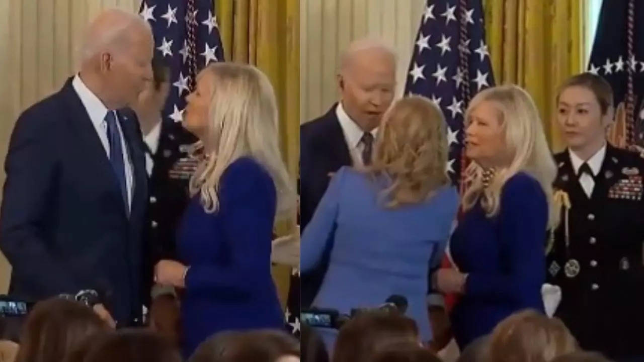 Biden kiss