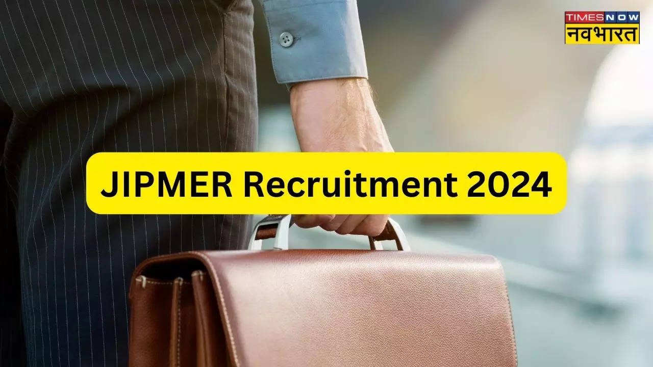 JIPMER Recruitment 2024