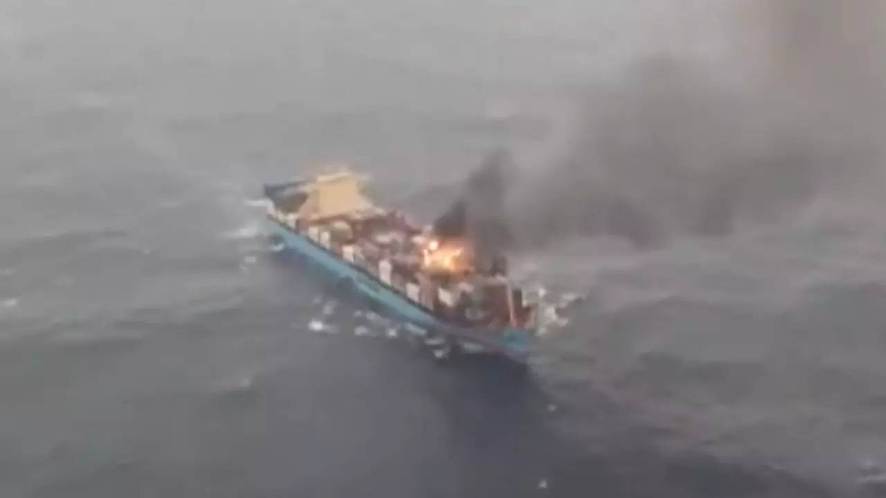 cargo merchant vessel fire