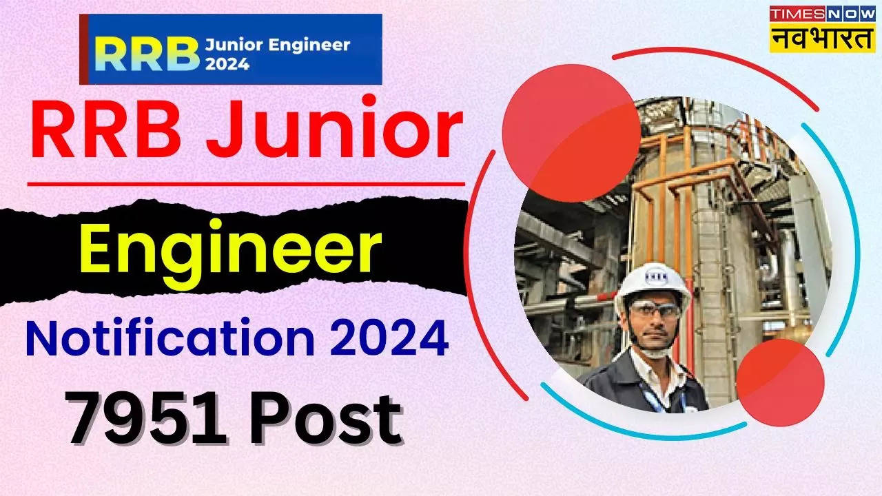 RRB JE Notification 2024 PDF 7951 post