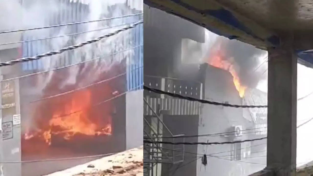 Hyundai Service Center Fire