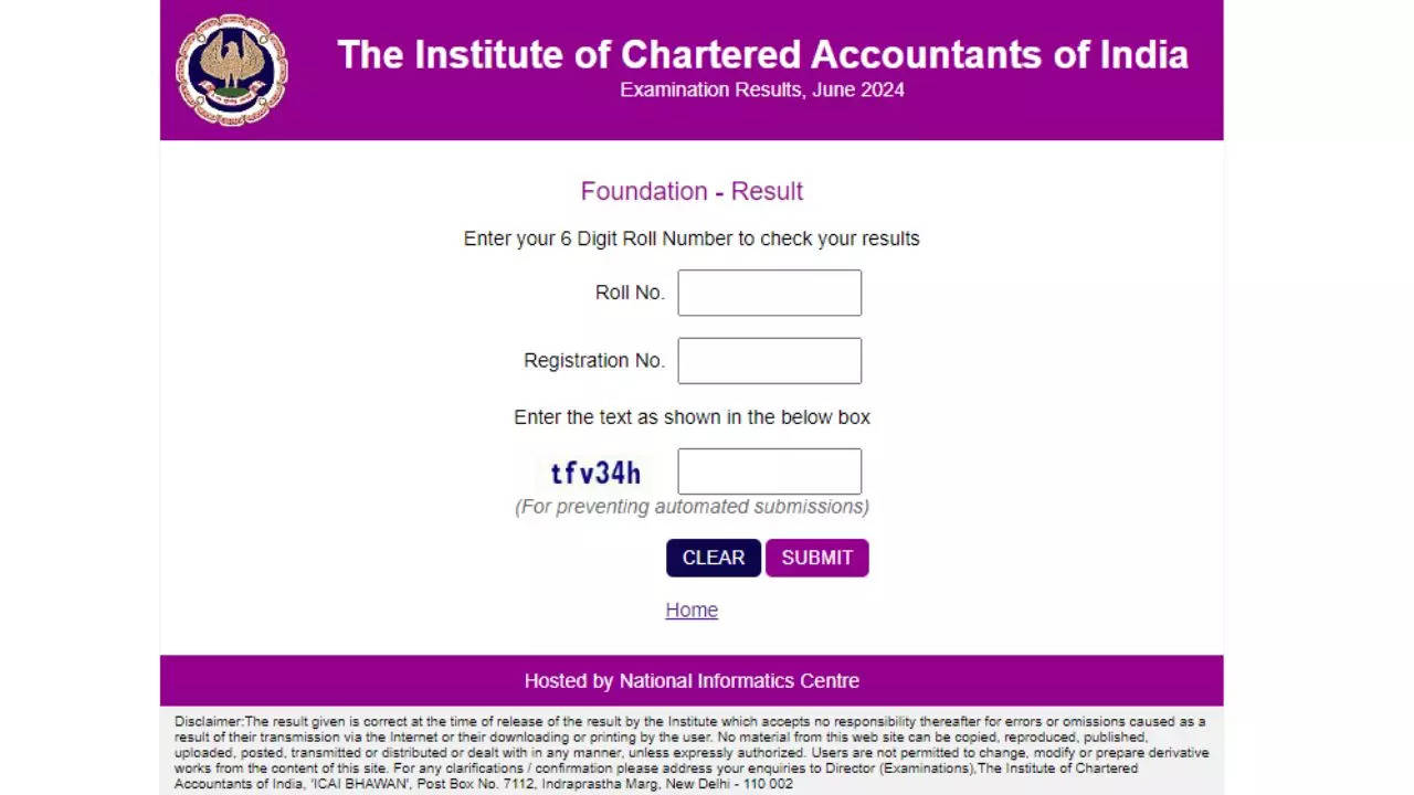 CA Foundation Result 2024