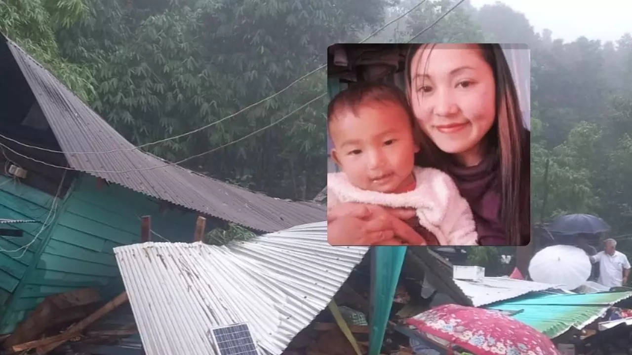 Manipur Landslide Kills Mother and Son