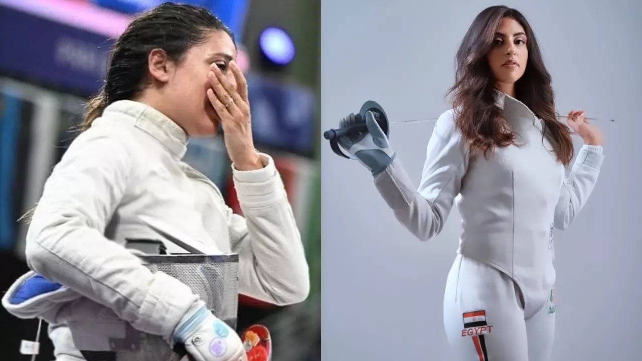 7 Month Pregnant Fencer Nada Hafez In Paris Olympics 2024