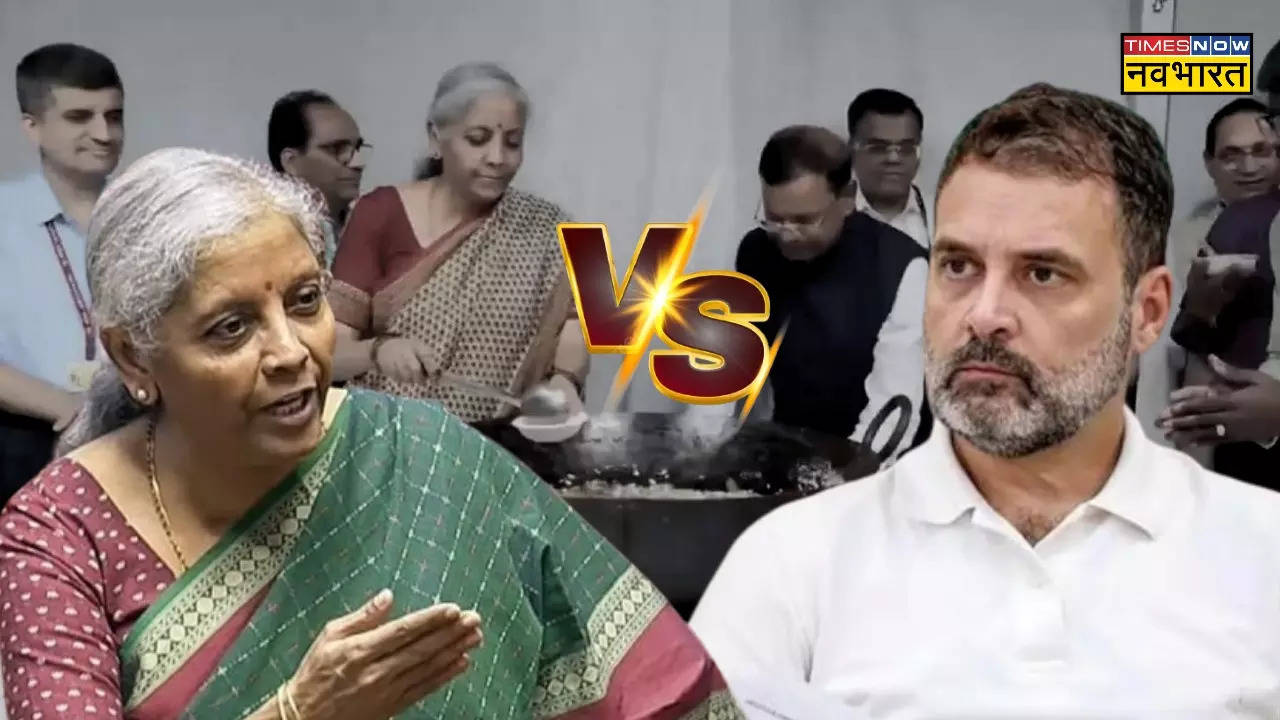 Rahul Gandhi vs Nirmala Sitharaman on Halwa Ceremony