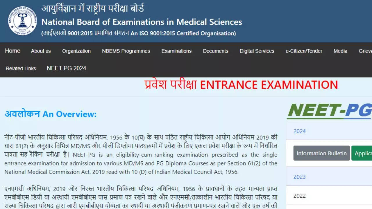 NEET PG Exam City Slip, NEET PG Exam City Allotment 2024