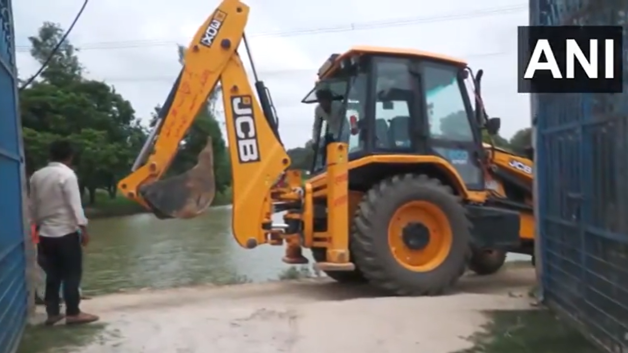 Bulldozer action in UP