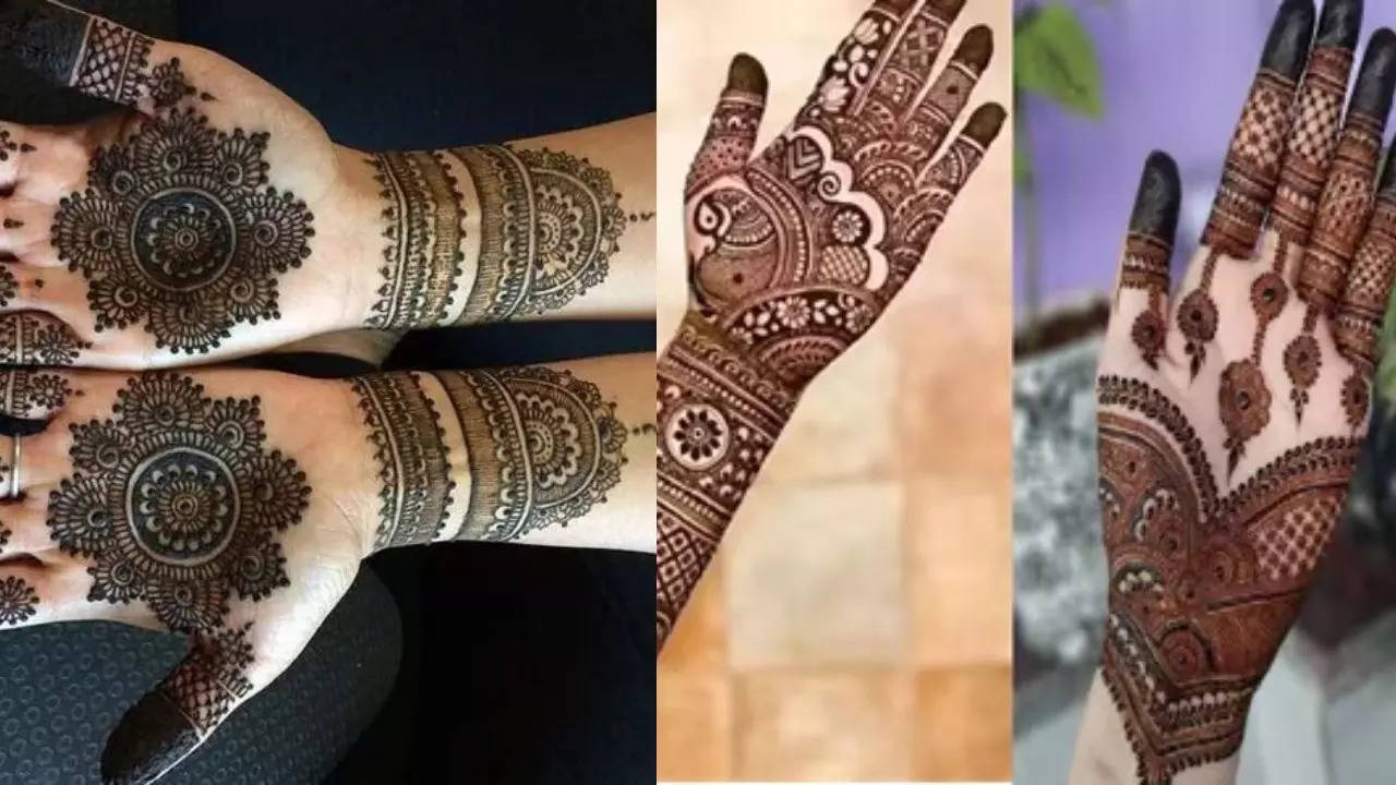 Hariyali Teej Mehndi Design 2024